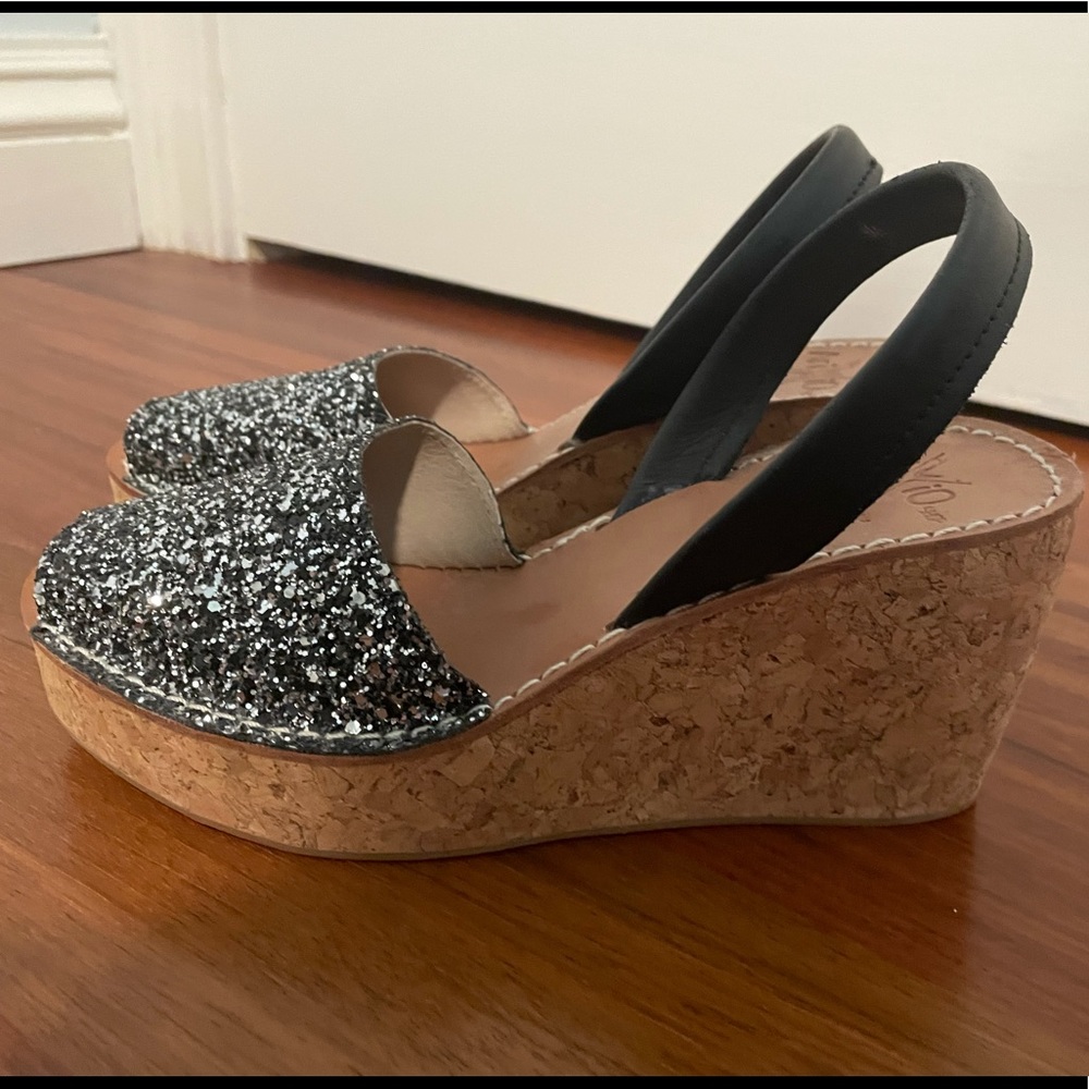 Glitter/Sequin Wedges from Spain - Picture 5 of 6